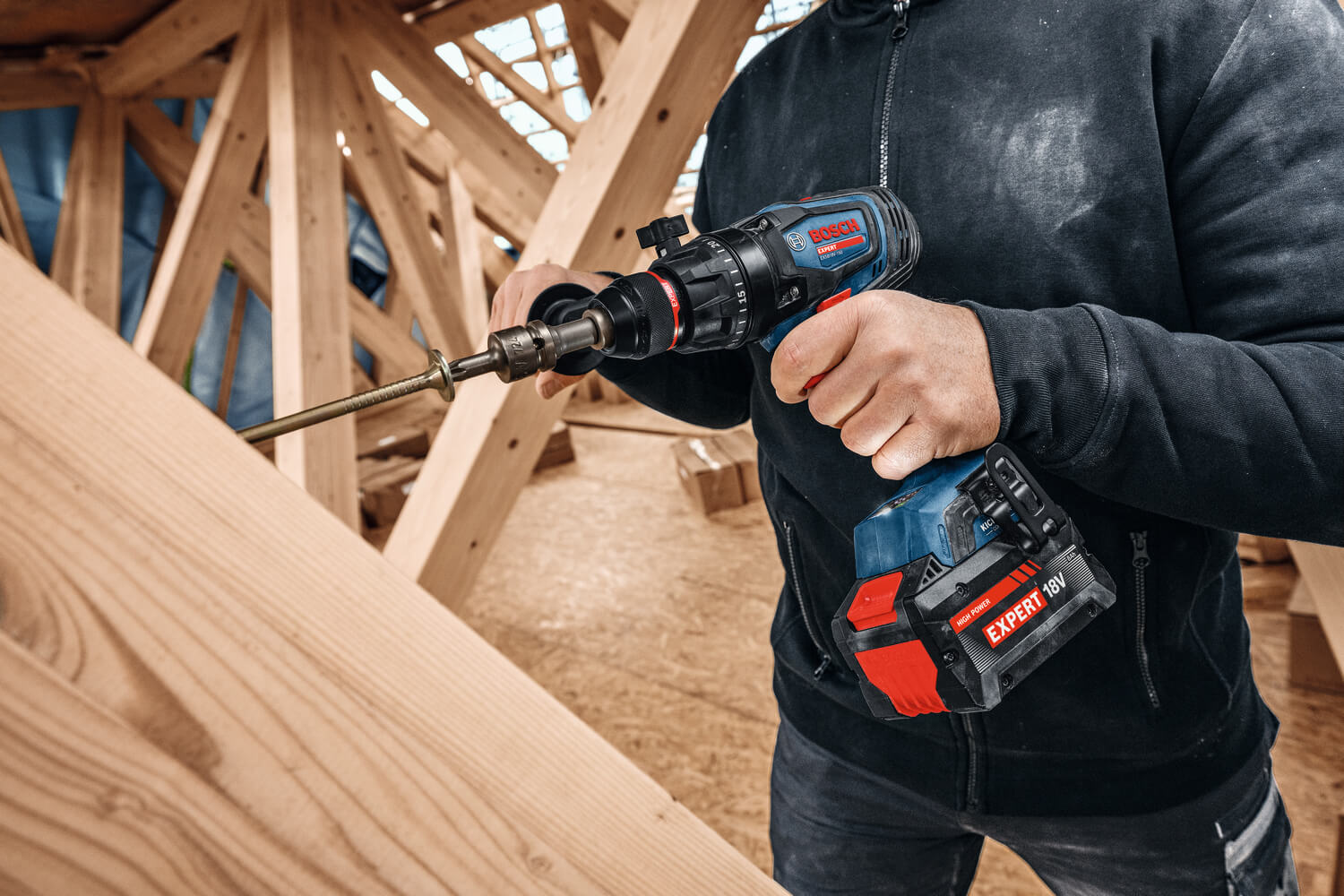 wiertarko-wkrętarka Bosch EXSB18V-150 150Nm BITURBO